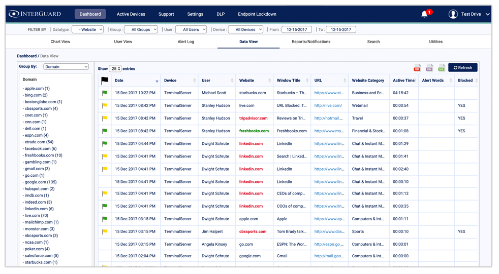 data view